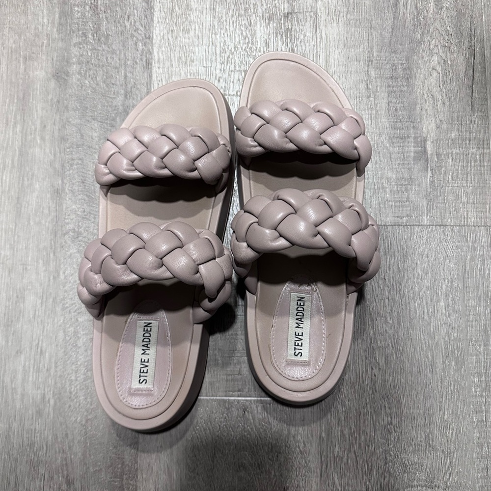 Steve Madden Women's Braided Sandals - tan